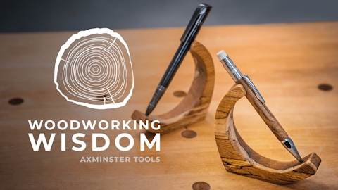 Crescent Pen Holder - Woodworking Wisdom